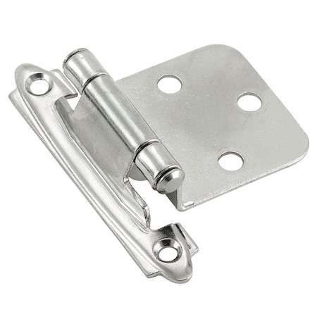 Gardencare Overlay Door Hinge, Polished Chrome GA1343541